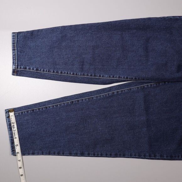 NWT Levi's SILVER TAB High Waisted Mom Jean Blue Denim High Rise Tapered 31x27 - Picture 8 of 10